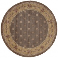 Nourison Zanibar Khaki 5.6-Feet by 5.6-Feet Round Polyacrylic Area Rug Nourison Zanibar Khaki 5.6-Feet by 5.6-Feet Round Polyacrylic Area Rug