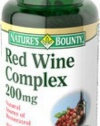 Natures Bounty Red Wine Complex 200mg 60 Capsules
