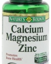 Nature's Bounty Calcium-magnesium-zinc Caplets, 100-Count