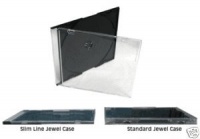 200 ULTRA THIN 5.2mm Clear CD Jewel Boxes with Built In Black Tray #CDBR52 - HALF THE THICKNESS OF A NORMAL CD JEWEL BOX! 200 ULTRA THIN 5.2mm Clear CD Jewel Boxes with Built In Black Tray #CDBR52 - HALF THE THICKNESS OF A NORMAL CD JEWEL BOX!