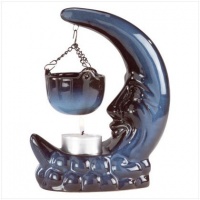 Midnight Moon Aroma Therapy Candle Holder Oil Warmer Midnight Moon Aroma Therapy Candle Holder Oil Warmer