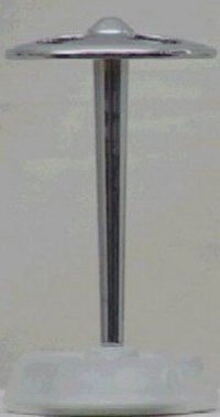 InterDesign York Toothbrush Stand, White/Chrome InterDesign York Toothbrush Stand, White/Chrome