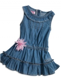 GUESS Kids Girls Baby Denim Dress (12 - 24m), INDIGO (24M) GUESS Kids Girls Baby Denim Dress (12 - 24m), INDIGO (24M)