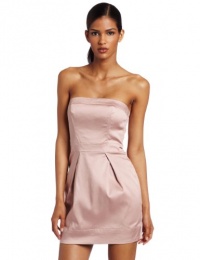 French Connection Women's Caramel Cotton Strapless Dress French Connection Women's Caramel Cotton Strapless Dress