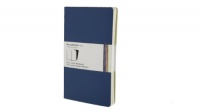 Moleskine Volant Large Plain Notebook - Blue (5 x 8.25) (Set of 2) (Volant Notebooks) Moleskine Volant Large Plain Notebook - Blue (5 x 8.25) (Set of 2) (Volant Notebooks)