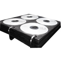 Vaultz CD Binder Pages, 8 CD Capacity per Sheet, 25 Sheets per Box, Clear and Black (VZ01401) Vaultz CD Binder Pages, 8 CD Capacity per Sheet, 25 Sheets per Box, Clear and Black (VZ01401)