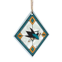 NHL San Jose Sharks Art Glass Ornament NHL San Jose Sharks Art Glass Ornament