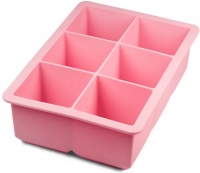 Tovolo KING Cube Ice Trays, Pink Tovolo KING Cube Ice Trays, Pink
