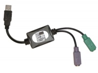 Adesso PS/2 to USB Adapter, connects 2 PS/2 connectors to 1 USB port/hub (ADP-PU21 ) Adesso PS/2 to USB Adapter, connects 2 PS/2 connectors to 1 USB port/hub (ADP-PU21 )