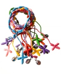 Bring a little luck to you and the world with a decenario from Live Wordly! Decenarios are Brazilian bracelets, made of knotted fabric, worn to celebrate special occasions such as births, communions and weddings. Available in a variety of vibrant colors and charms. One size fits all. A portion of the proceeds from this item is dedicated to saving the Brazilian rainforest through the Nature Conservancy's Plantabillion.org. Discover Brasil. The bold colors. The exotic scents. The sensual textures. The natural sensations. Only at Macy's. Bring a little luck to you and the world with a decenario from Live Wordly! Decenarios are Brazilian bracelets, made of knotted fabric, worn to celebrate special occasions such as births, communions and weddings. Available in a variety of vibrant colors and charms. One size fits all. A portion of the proceeds from this item is dedicated to saving the Brazilian rainforest through the Nature Conservancy's Plantabillion.org. Discover Brasil. The bold colors. The exotic scents. The sensual textures. The natural sensations. Only at Macy's.