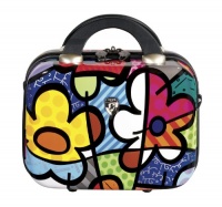 Heys USA Luggage Britto Flowers Hardside Beauty Case Heys USA Luggage Britto Flowers Hardside Beauty Case
