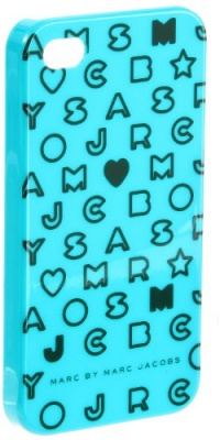 Marc by Marc Jacobs Logo Stardust iPhone 4G Case Cover Bag Aqua Multi Marc by Marc Jacobs Logo Stardust iPhone 4G Case Cover Bag Aqua Multi