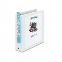Avery Economy View Binder with 2 Inch Round Ring, White, 1 Binder (5731) Avery Economy View Binder with 2 Inch Round Ring, White, 1 Binder (5731)