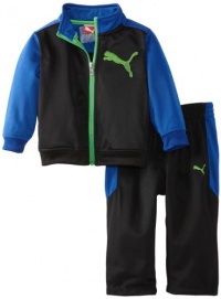 Puma - Kids Boys 2-7 Little Colorblock Tricot Set, Black, 7 Puma - Kids Boys 2-7 Little Colorblock Tricot Set, Black, 7