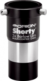 Orion 08711 Shorty 1.25-Inch 2x Barlow Lens (Black) Orion 08711 Shorty 1.25-Inch 2x Barlow Lens (Black)