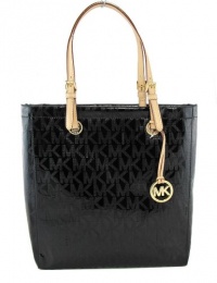 Michael Kors Jet Set Tote Metallic Black Bag Michael Kors Jet Set Tote Metallic Black Bag