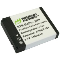 Wasabi Power Battery for GoPro AHDBT-001, AHDBT-002 and GoPro HD HERO, HERO2 Camera Wasabi Power Battery for GoPro AHDBT-001, AHDBT-002 and GoPro HD HERO, HERO2 Camera