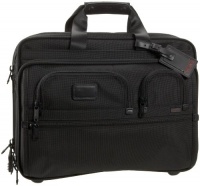 Tumi Alpha Deluxe Wheeled Brief 06127DH Laptop Bag,Black,One Size Tumi Alpha Deluxe Wheeled Brief 06127DH Laptop Bag,Black,One Size