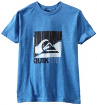 Quiksilver Boys 8-20 Everything Square Tee, Heather Blue, Small Quiksilver Boys 8-20 Everything Square Tee, Heather Blue, Small
