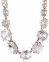 Betsey Johnson Iconic Stone Crystal Large Gem Necklace, 19