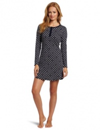 Nautica Sleepwear Women's Dot Chemise Waffle Sleeve Tee Nautica Sleepwear Women's Dot Chemise Waffle Sleeve Tee