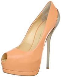 Giuseppe Zanotti Women's E36041 Peep-Toe Pump,Peach,8 M US Giuseppe Zanotti Women's E36041 Peep-Toe Pump,Peach,8 M US