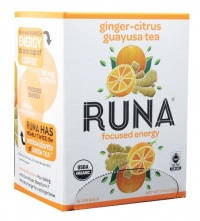 Runa Amazon Guayusa Tea Box, Ginger Citrus, 1.13 Ounce Runa Amazon Guayusa Tea Box, Ginger Citrus, 1.13 Ounce