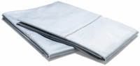 Pinzon Hemstitch 400-Thread-Count Egyptian Cotton Sateen King Pillowcase, Set of 2, Smokey Blue Pinzon Hemstitch 400-Thread-Count Egyptian Cotton Sateen King Pillowcase, Set of 2, Smokey Blue