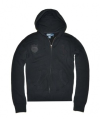 Polo Ralph Lauren Big Pony Full Zip Fleece Hoodie (Large, Polo Black) Polo Ralph Lauren Big Pony Full Zip Fleece Hoodie (Large, Polo Black)