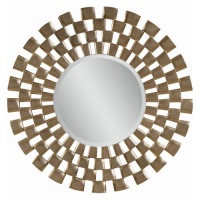 Leaf Finish Decorative Starburst Mirror - 48 diam. in. Leaf Finish Decorative Starburst Mirror - 48 diam. in.