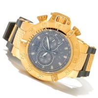 Invicta 11834 Men's Subaqua Noma III Swiss Quartz Gold Tone Silicone Strap Watch Invicta 11834 Men's Subaqua Noma III Swiss Quartz Gold Tone Silicone Strap Watch
