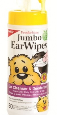 Petkin Jumbo Earwipes, 80-Count (Pack of 4) Petkin Jumbo Earwipes, 80-Count (Pack of 4)