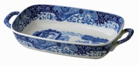 Spode Blue Italian Handled Serving Dish