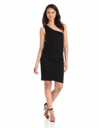Velvet Women's New Fine Slinky One Shoulder Dress, Black, Medium Velvet Women's New Fine Slinky One Shoulder Dress, Black, Medium