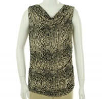 Michael Kors Snake Open Back Buckled Top Bare Michael Kors Snake Open Back Buckled Top Bare