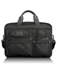Meeting TSA checkpoint requirements, the T-Pass laptop brief makes traveling the world a whole lot easier. Thoughtful features make space for everything business with a ticket pocket, removable accessories pouch and an organizer panel. Tumi quality assurance warranty. Meeting TSA checkpoint requirements, the T-Pass laptop brief makes traveling the world a whole lot easier. Thoughtful features make space for everything business with a ticket pocket, removable accessories pouch and an organizer panel. Tumi quality assurance warranty.