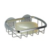 InterDesign Suction Soap Dish, Chrome/Stainless Steel