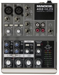 Mackie 402-VLZ3 Premium 4-Channel Ultra-Compact Mixer Mackie 402-VLZ3 Premium 4-Channel Ultra-Compact Mixer