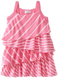 Splendid Littles Baby-girls Infant Venice Slub Stripe Dress, Taffy, 12-18 Months