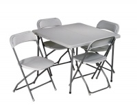Office Star 5-Piece Folding Table and Chair Set