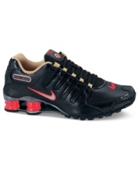 The Nike Shox NZ EU sneakers offer lightweight performance and a sleek look. The Nike Shox NZ EU sneakers offer lightweight performance and a sleek look.