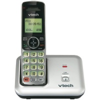 VTech CS6419 DECT 6.0 Cordless Phone, Black/Silver, 1 Handset VTech CS6419 DECT 6.0 Cordless Phone, Black/Silver, 1 Handset