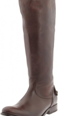 FRYE Women's Melissa Back Zip Knee-High Boot,Dark Brown Soft Vintage Leather,9.5 M US FRYE Women's Melissa Back Zip Knee-High Boot,Dark Brown Soft Vintage Leather,9.5 M US