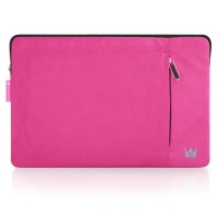 CaseCrown Faux Suede Sleeve Case (Fuchsia) for 11 Inch MacBook Air with Pocket for Apple iPad Mini CaseCrown Faux Suede Sleeve Case (Fuchsia) for 11 Inch MacBook Air with Pocket for Apple iPad Mini
