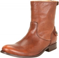 FRYE Women's Melissa Button Zip Short Boot,Brown Antique Soft Full Grain,10 M US FRYE Women's Melissa Button Zip Short Boot,Brown Antique Soft Full Grain,10 M US