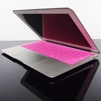 TopCase SOLID PINK Keyboard Silicone Cover Skin for Macbook AIR 11 A1370 with TOPCASE Logo Mouse Pad TopCase SOLID PINK Keyboard Silicone Cover Skin for Macbook AIR 11 A1370 with TOPCASE Logo Mouse Pad
