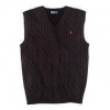 Polo Ralph Lauren Cable Knit Vest Boys Size 2/2t Black