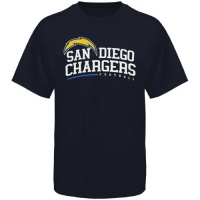 NFL San Diego Chargers Arched Horizon Tee Shirt Men's NFL San Diego Chargers Arched Horizon Tee Shirt Men's