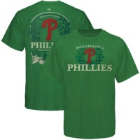 Philadelphia Phillies Majestic Kelly Green Luck Label T-Shirt Philadelphia Phillies Majestic Kelly Green Luck Label T-Shirt