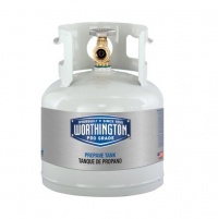 Worthington 281149 1-Gallon Steel Propane Cylinder With Type 1 With Overflow Prevention Device Valve Worthington 281149 1-Gallon Steel Propane Cylinder With Type 1 With Overflow Prevention Device Valve